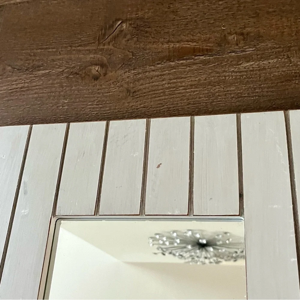 Rustic Cream Wall Mirror 15/15 inches